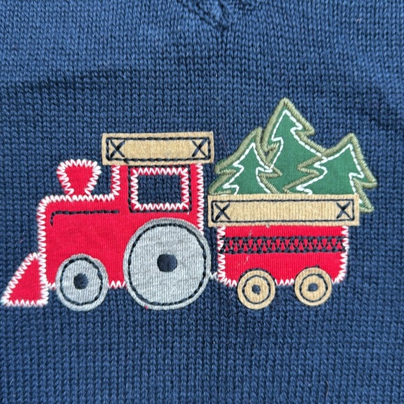 NWT Sonoma navy sweater vest, size 4T - Picture 5 of 6